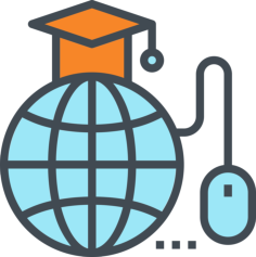 Online Education Svg Line Art, Free Vectors File